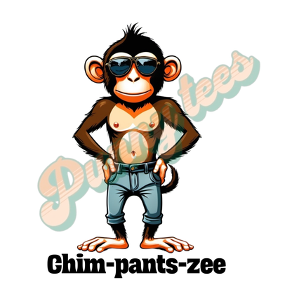 T-shirt dames ronde hals - Chim-pants-zee