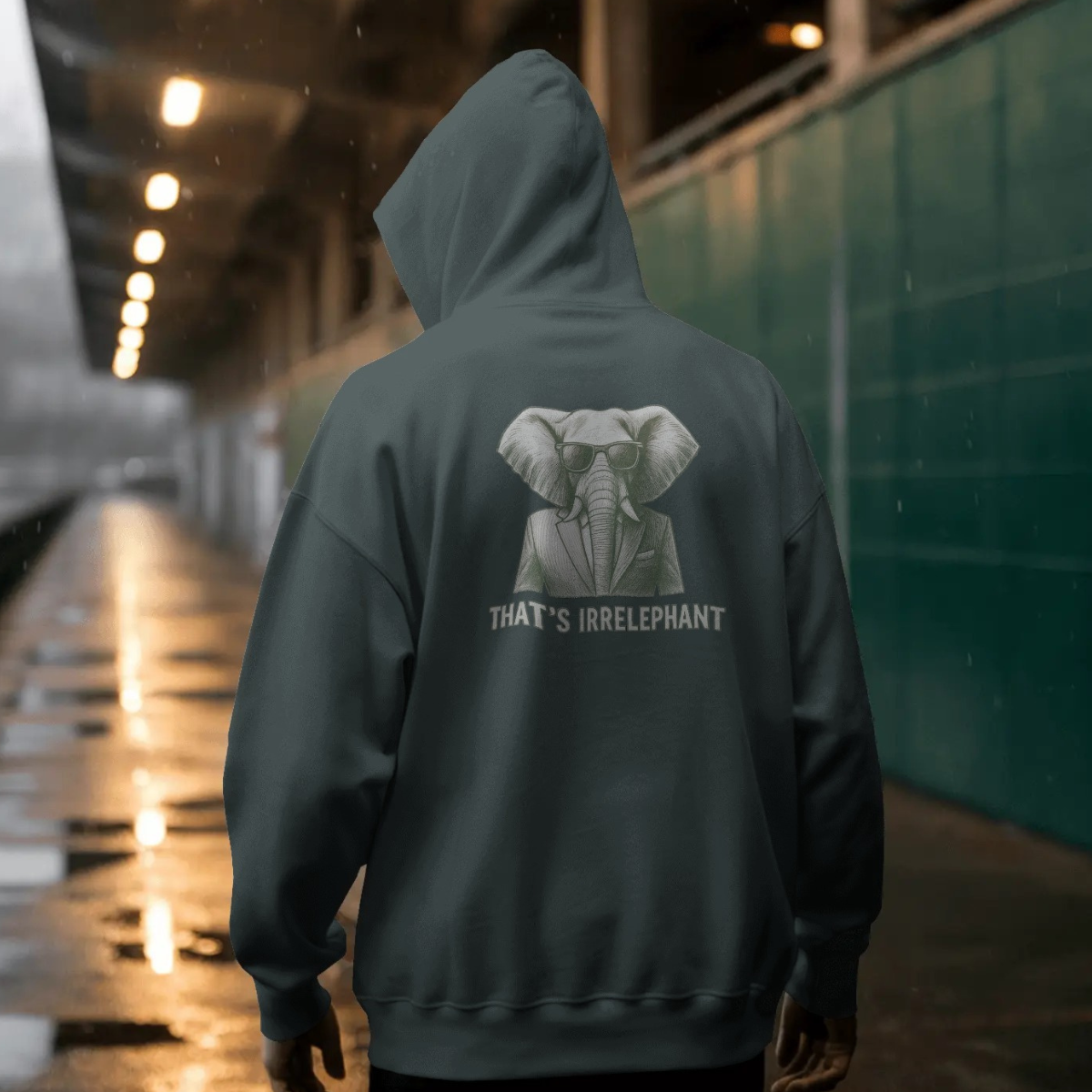 Hoodie unisex - That's irrelephant