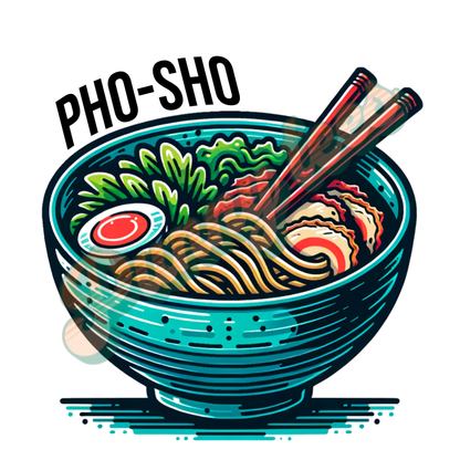 T-shirt heren ronde hals met print / Pho sho