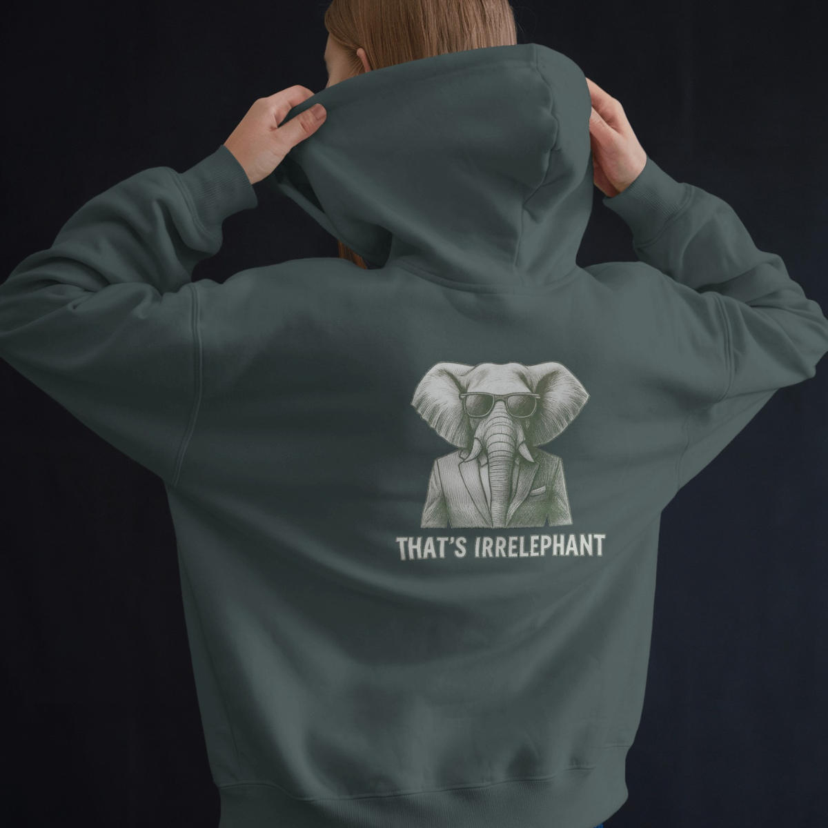Hoodie unisex - That's irrelephant