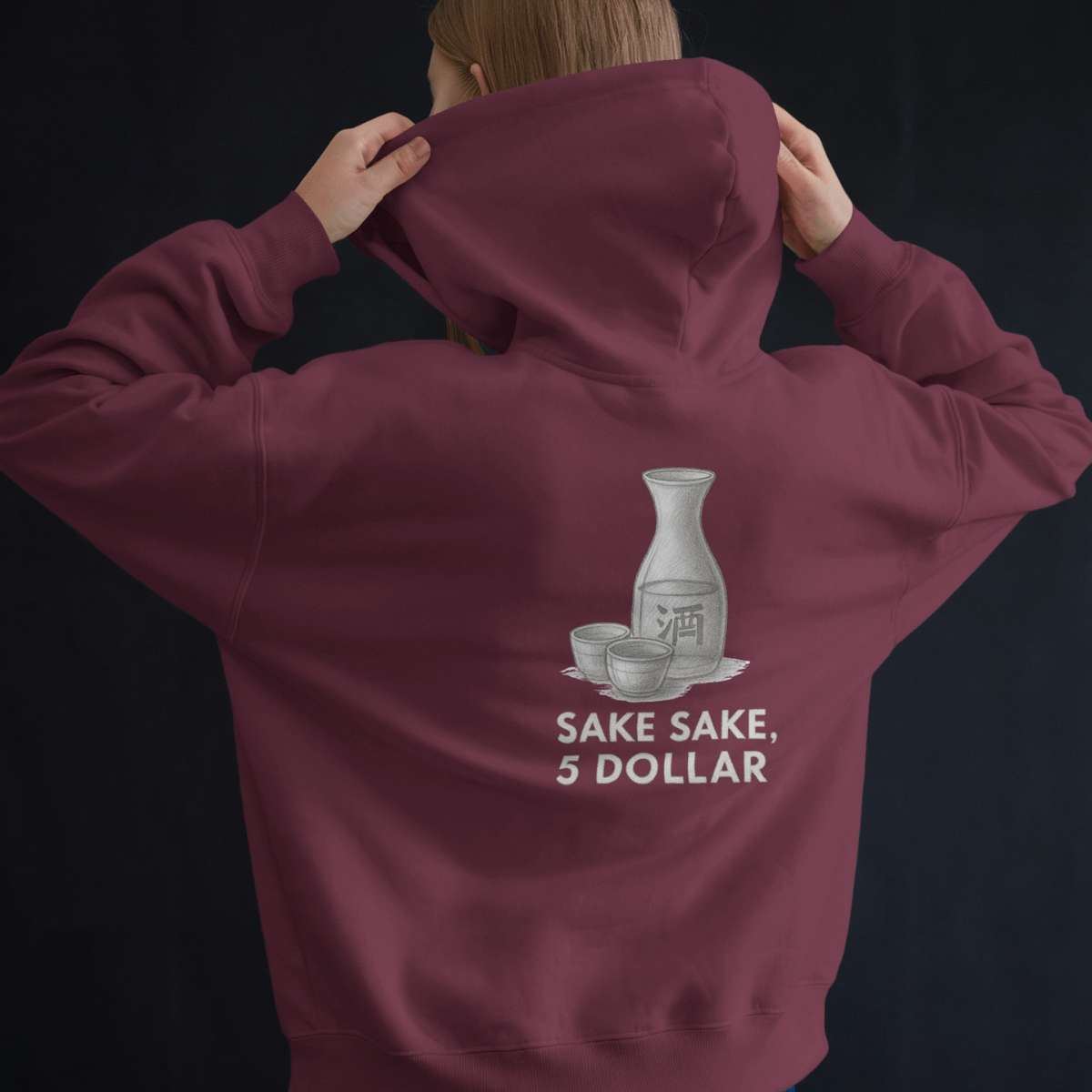 Hoodie unisex - Sake sake, 5 dollar