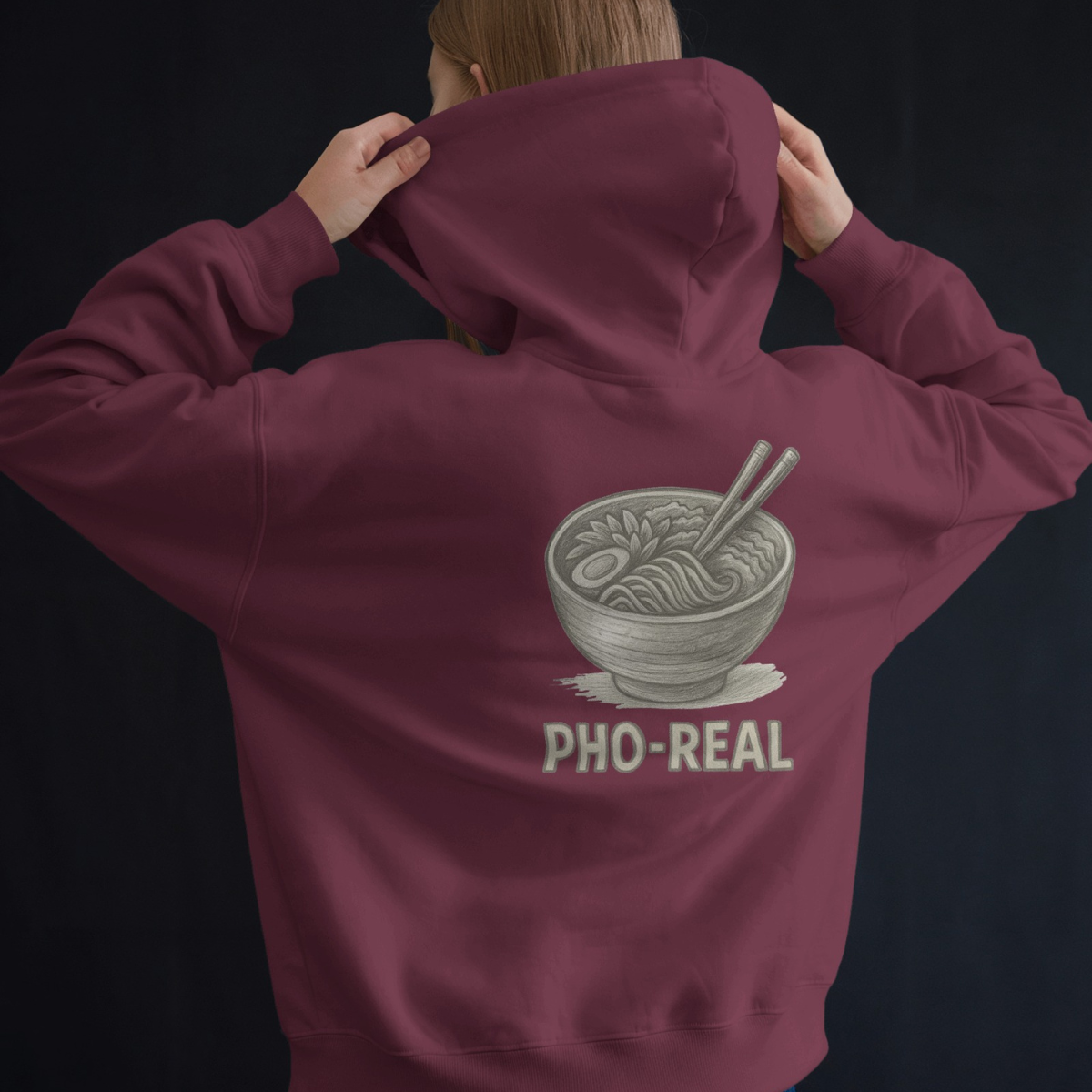 Hoodie unisex - Pho Real