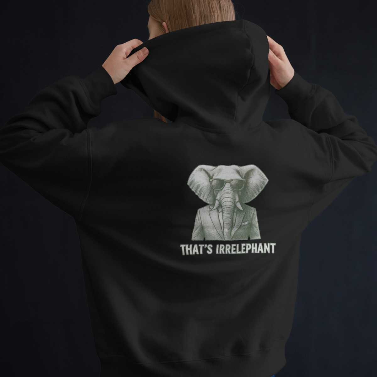 Hoodie unisex - That's irrelephant