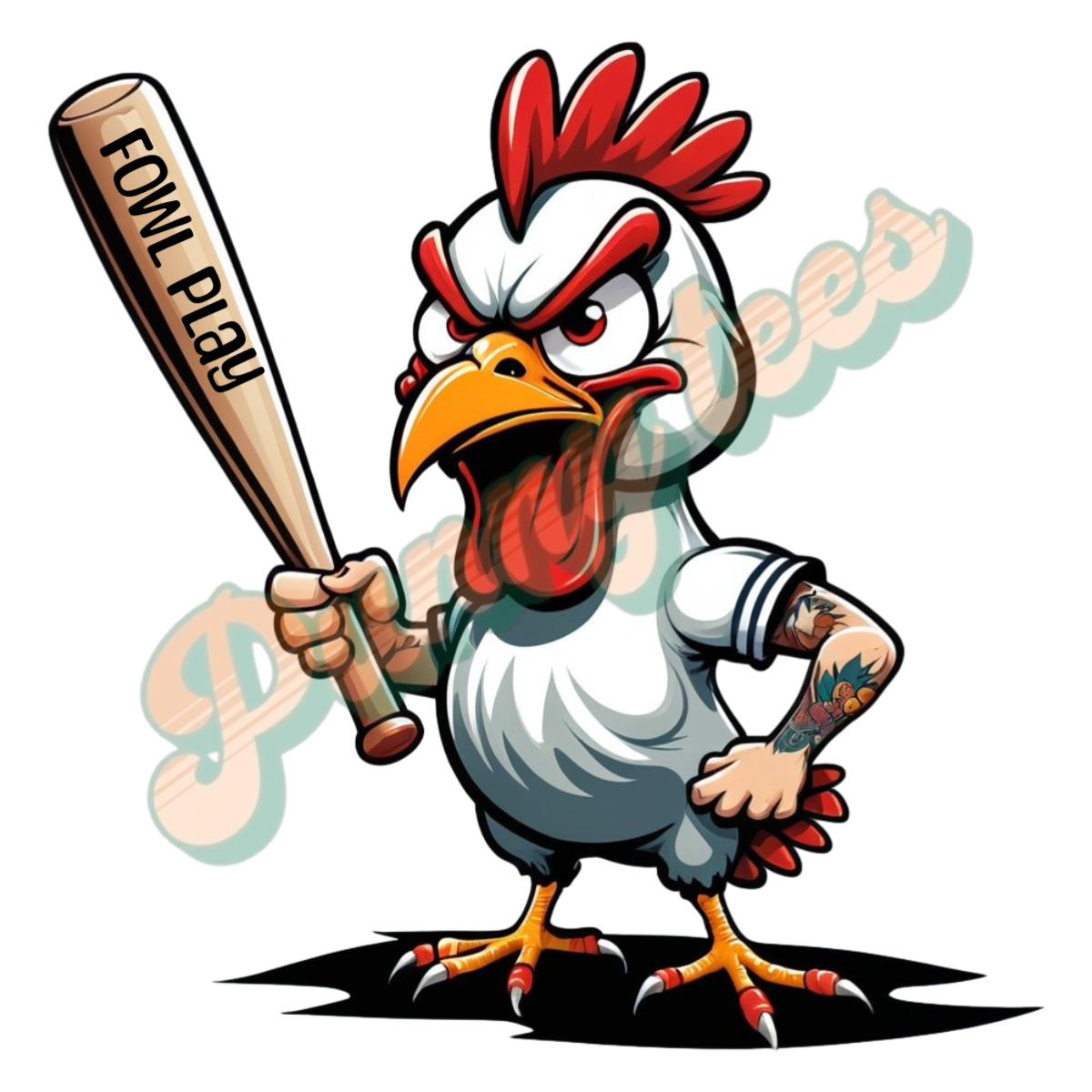 T-shirt heren - Fowl play
