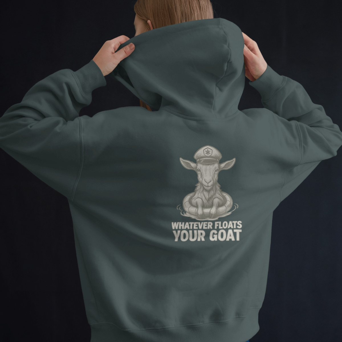 Hoodie unisex - Whatever floats your goat