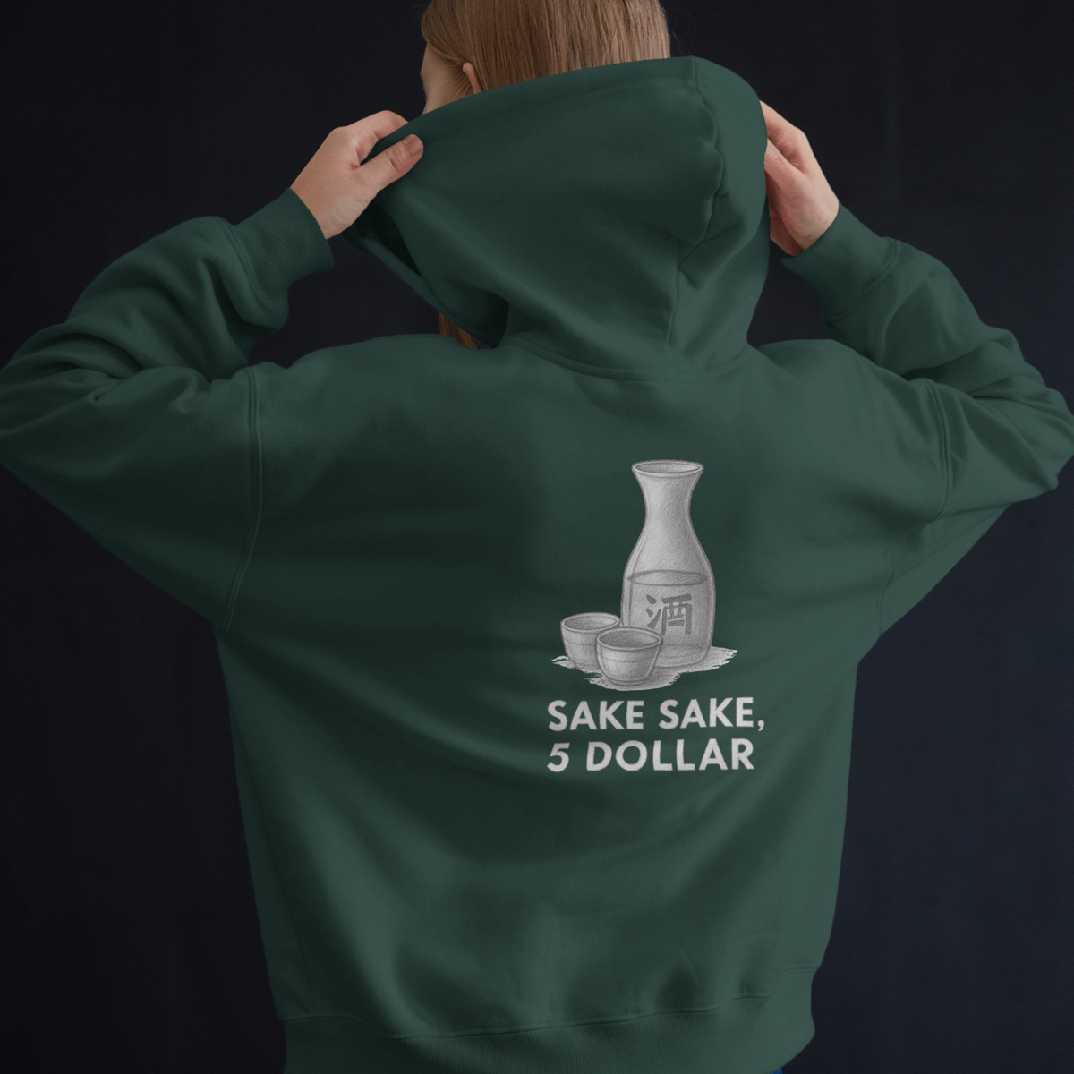 Hoodie unisex - Sake sake, 5 dollar
