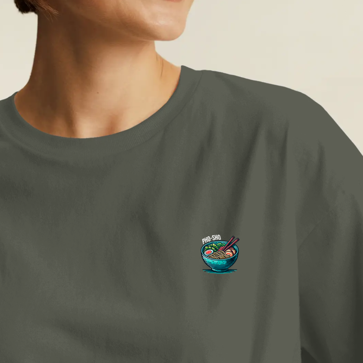 T-shirt dames ronde hals - Pho sho