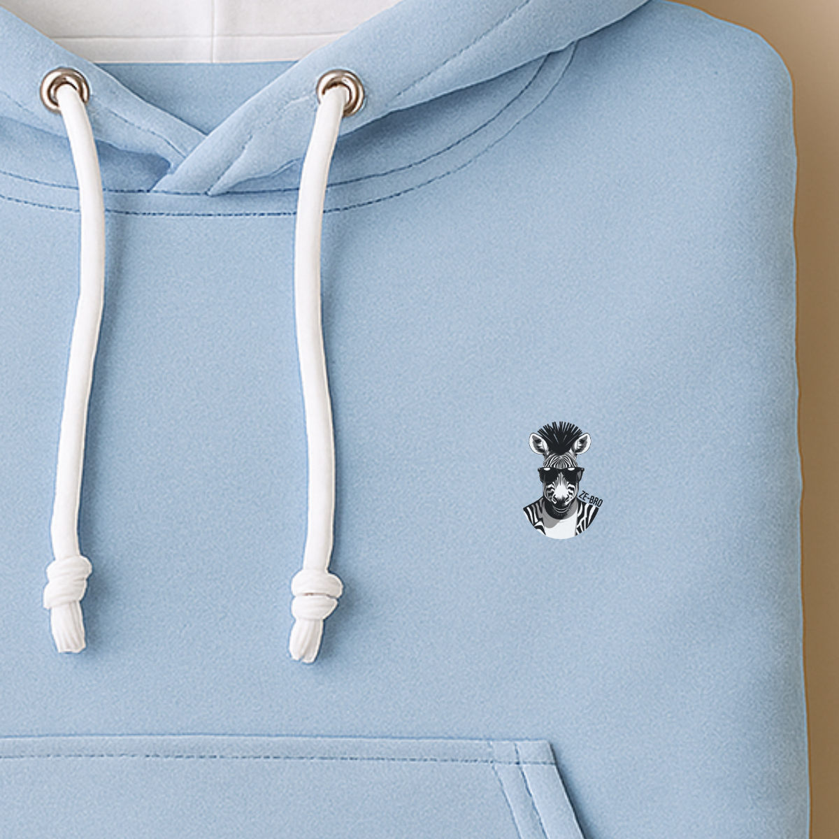 Hoodie unisex - Ze-bro