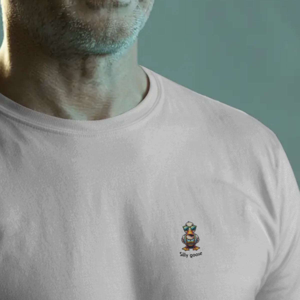 T-shirt heren - Silly goose