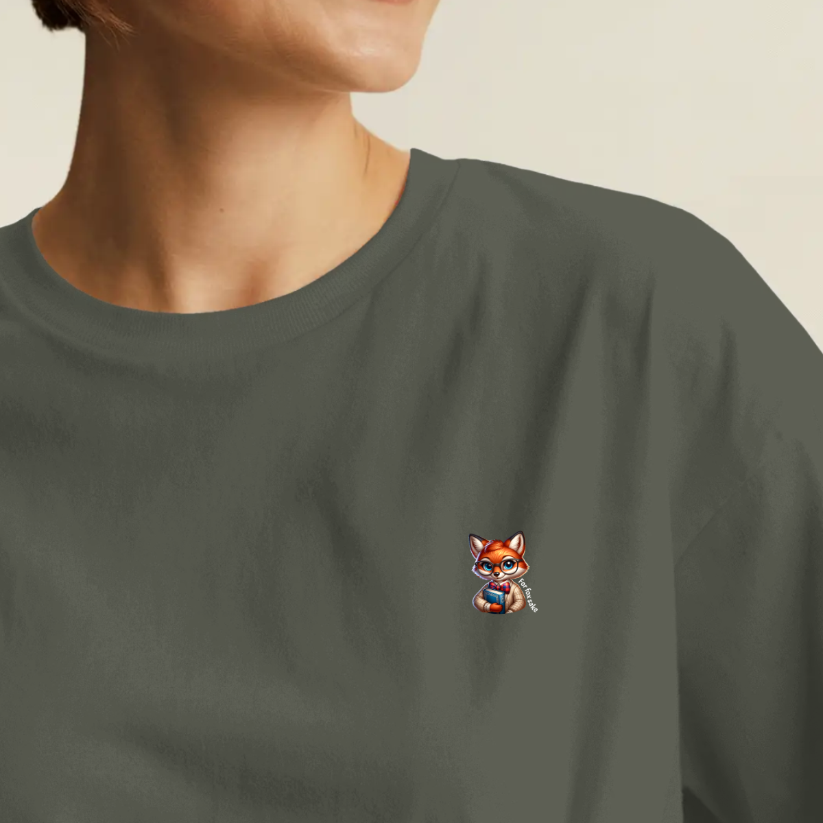 T-shirt dames ronde hals - For fox sake