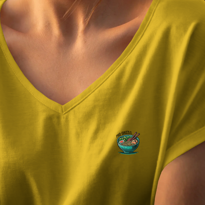 T-shirt dames V-hals - Pho shizzle