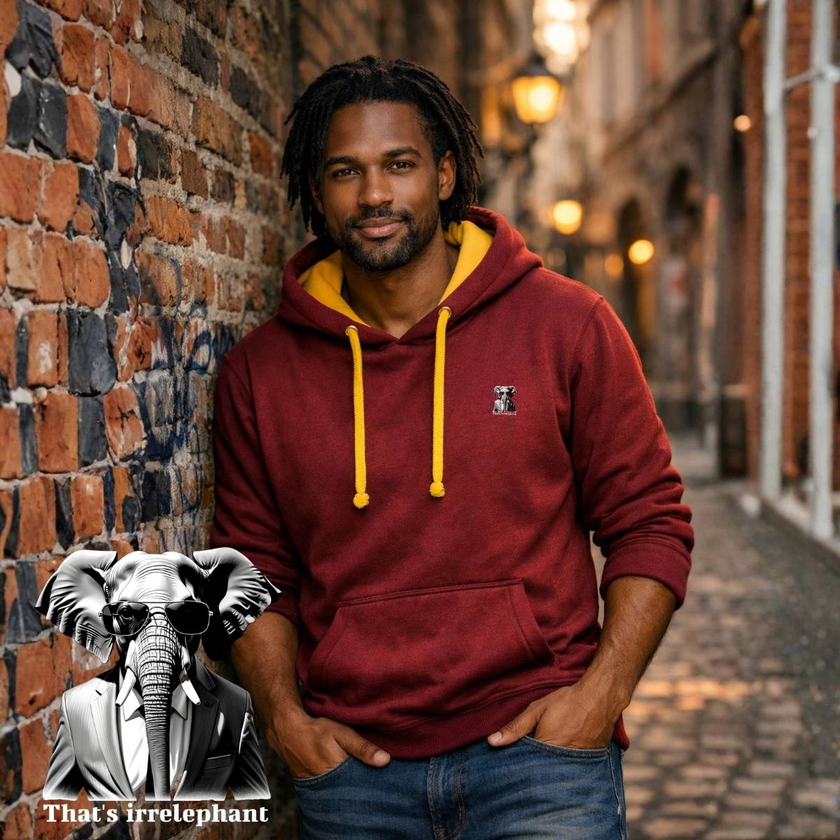 Hoodie unisex - That's irrelephant