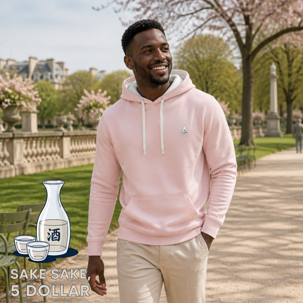 Hoodie unisex - Sake sake, 5 dollar