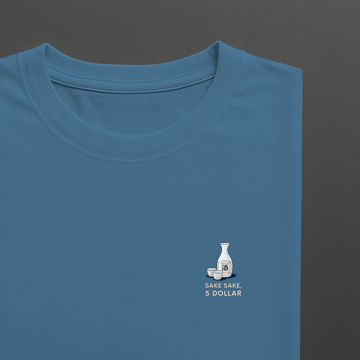 T-shirt heren - Sake sake, 5 dollar
