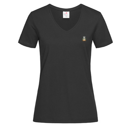 T-shirt dames V-hals met print / Take it slow