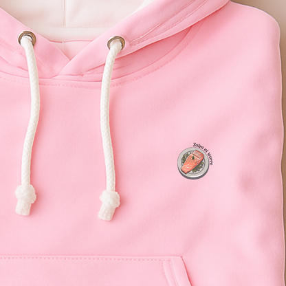Hoodie unisex - Zalm ni worre