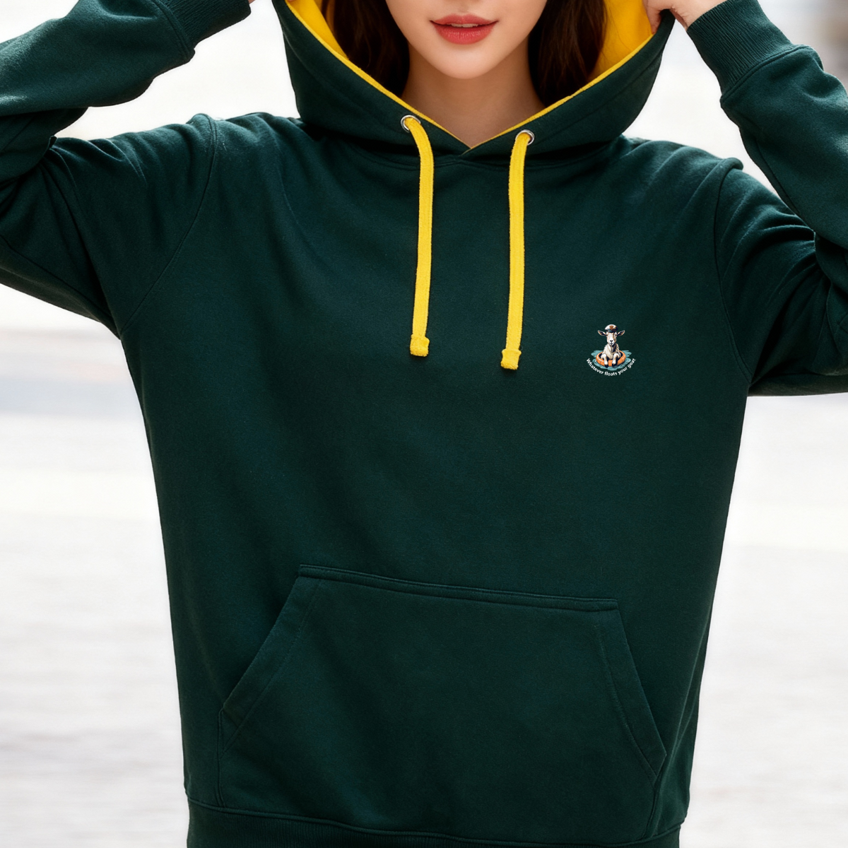 Hoodie unisex - Whatever floats your goat