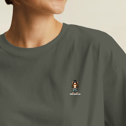 T-shirt dames ronde hals - Chim-pants-zee
