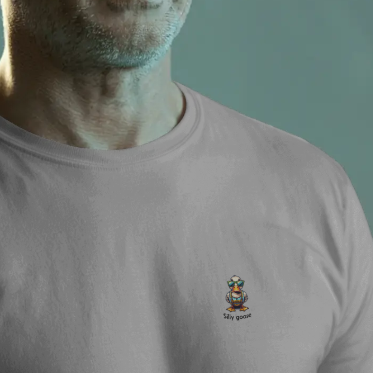 T-shirt heren - Silly goose