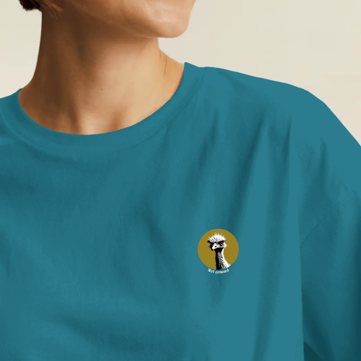 T-shirt dames ronde hals - Not emused