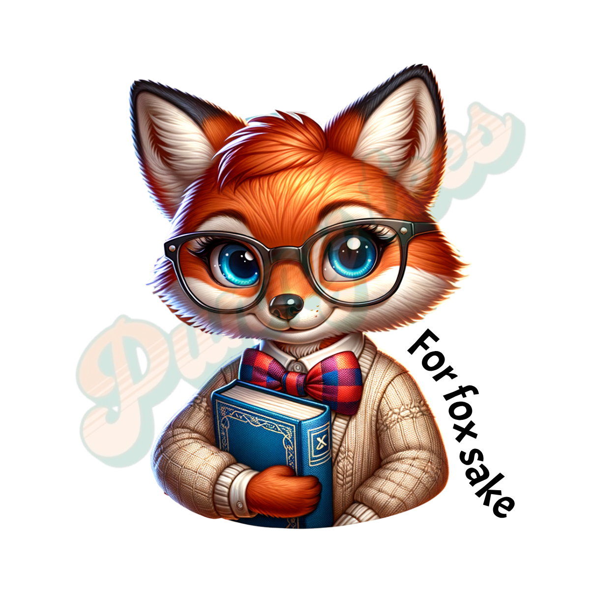 T-shirt dames V-hals met print / For fox sake