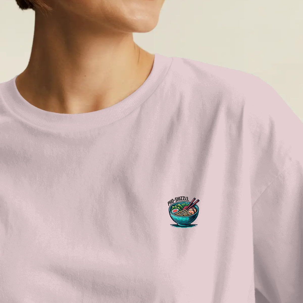 T-shirt dames ronde hals - Pho shizzle