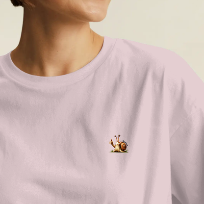 T-shirt dames ronde hals - Snailed it