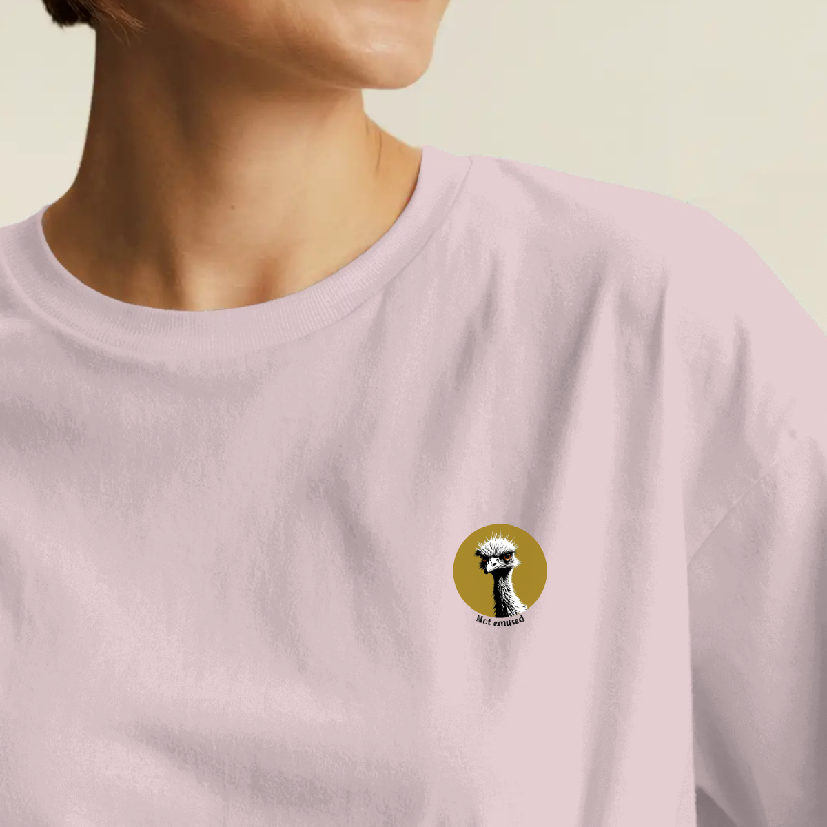 T-shirt dames ronde hals - Not emused