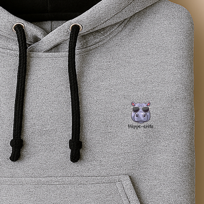 Hoodie unisex - Hippo-crite