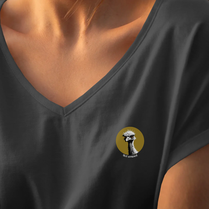 T-shirt dames V-hals - Not emused