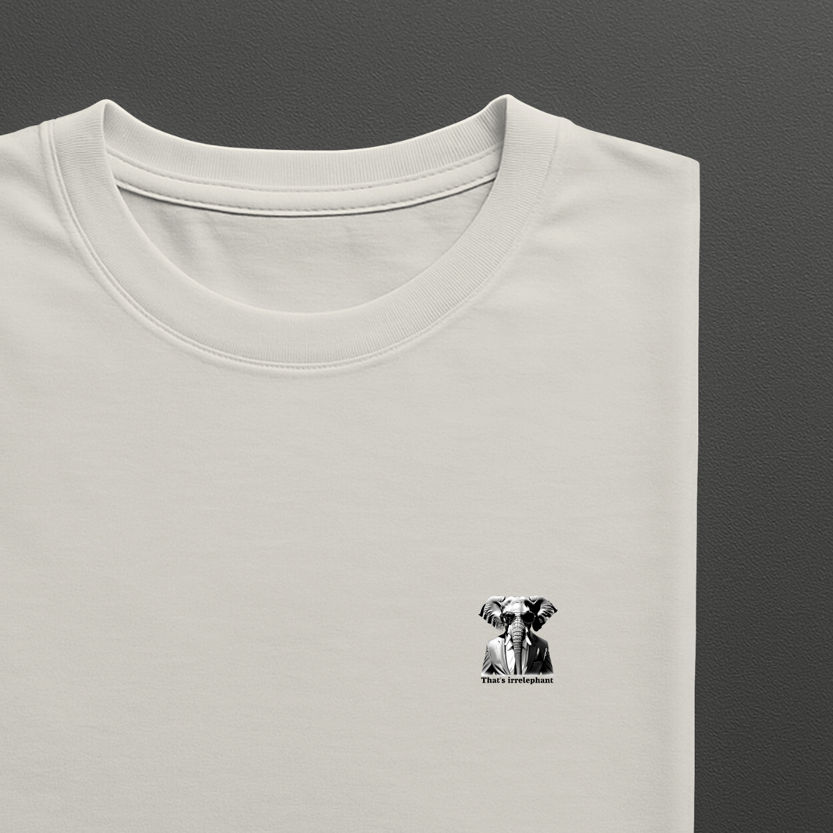 T-shirt heren - That's irrelephant