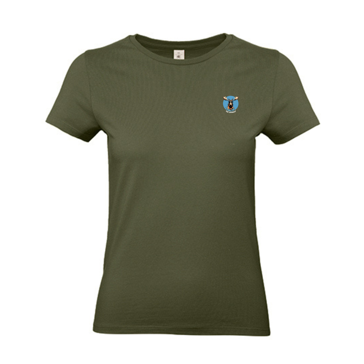 T-shirt dames ronde hals - Not amoosed