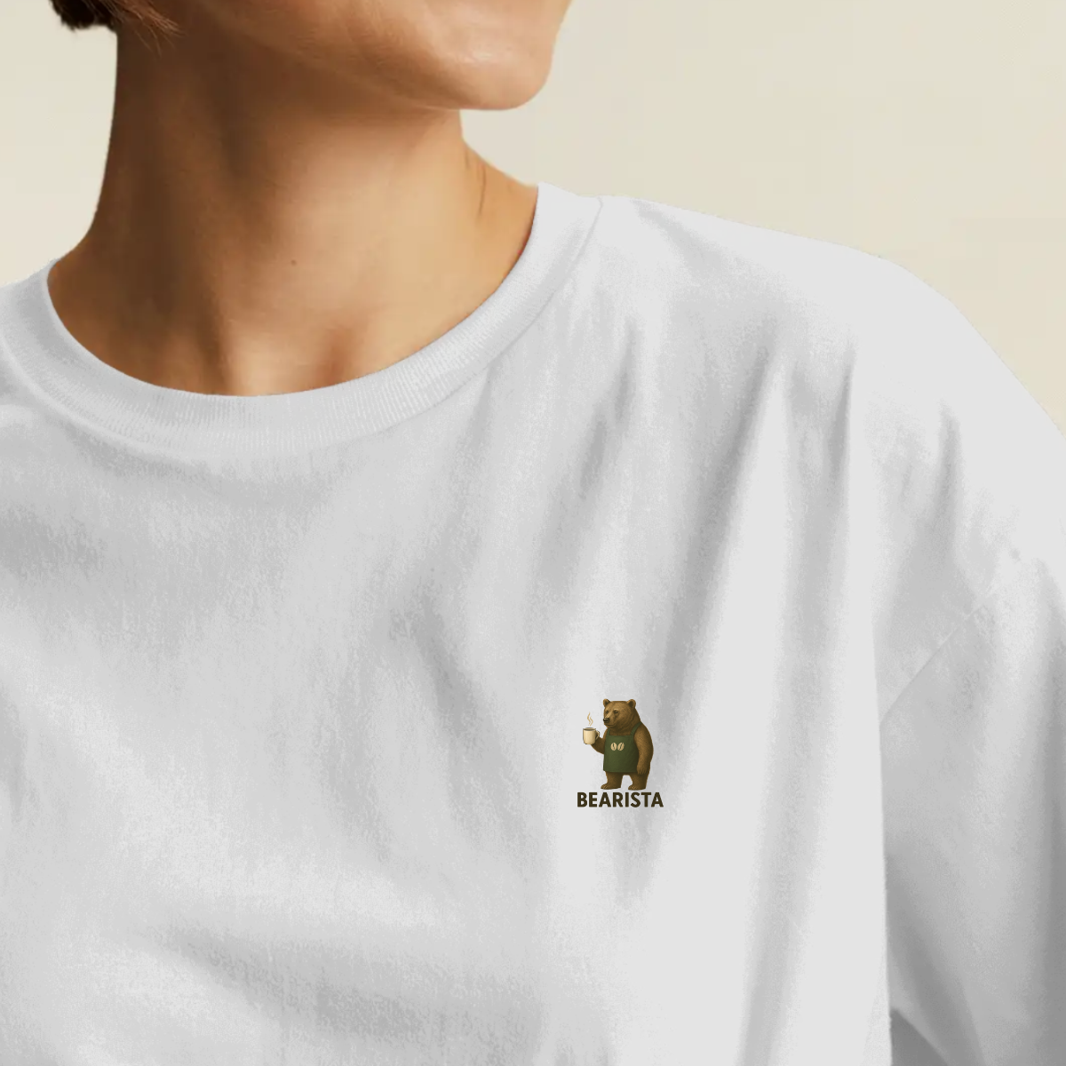 T-shirt dames ronde hals - Bearista