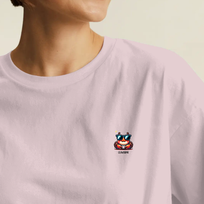 T-shirt dames ronde hals - Clawsome cute