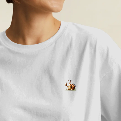 T-shirt dames ronde hals - Snailed it