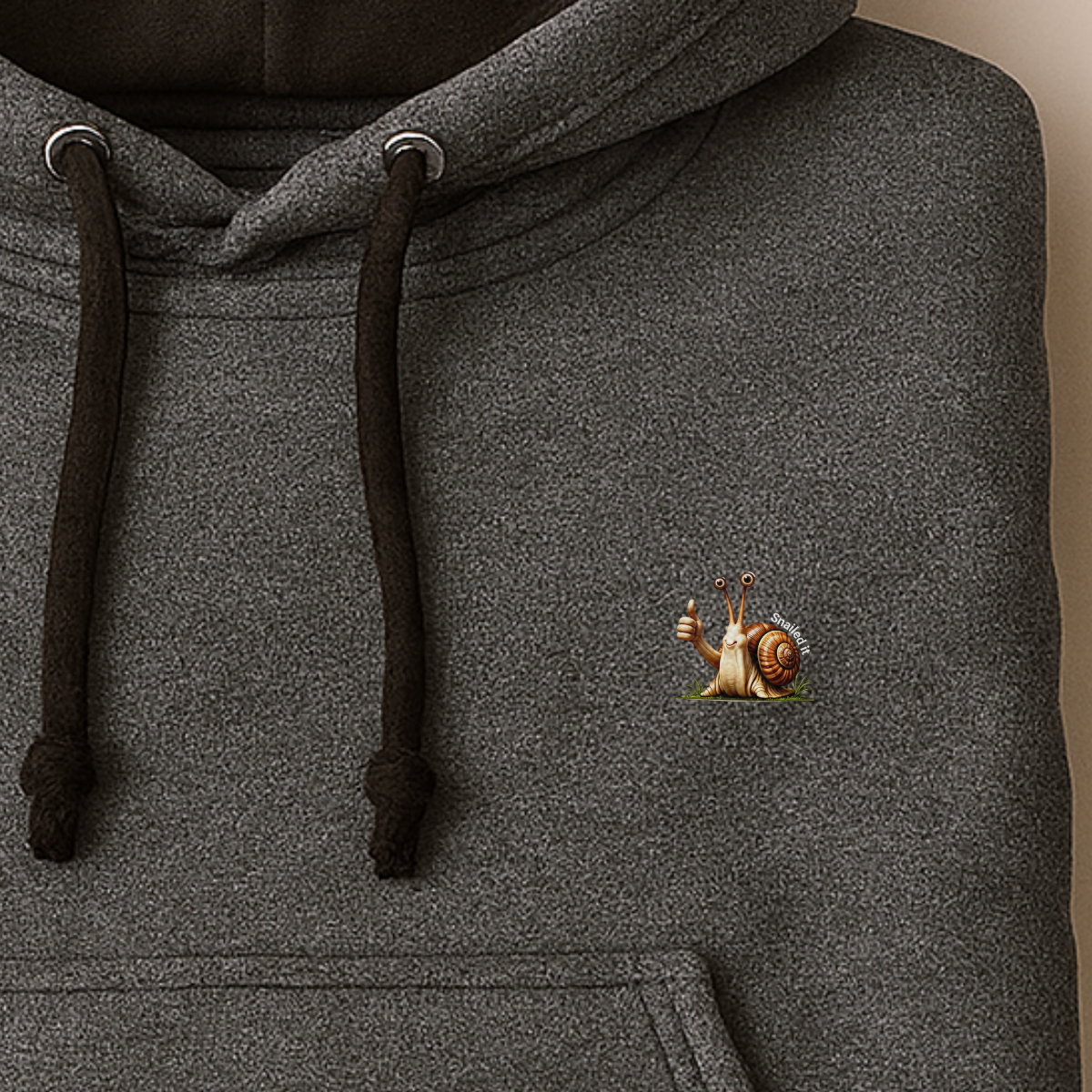 Hoodie unisex - Snailed it