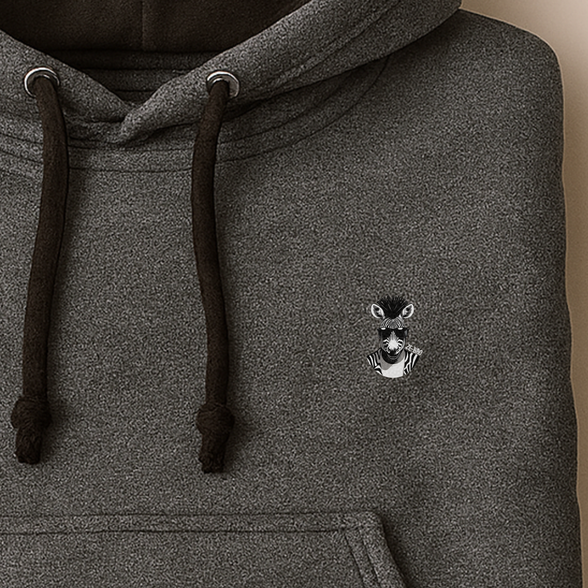 Hoodie unisex - Ze-bro