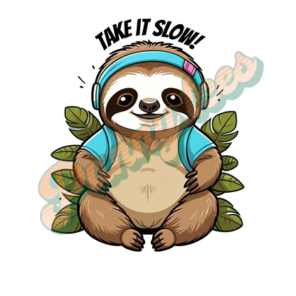 T-shirt dames ronde hals - Take it slow