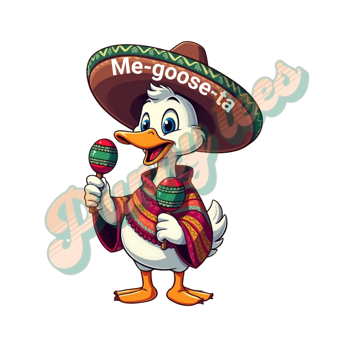 T-shirt dames ronde hals - Me-goose-ta