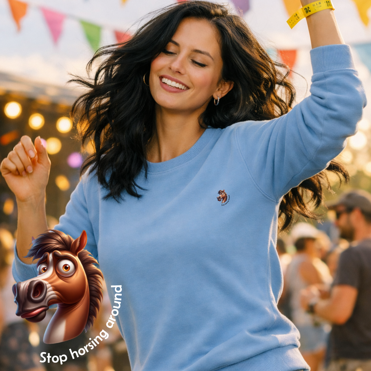 Sweater dames - Stop horsing around (head)