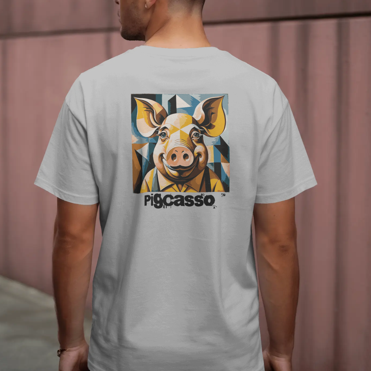 T-shirt heren - Pigcasso