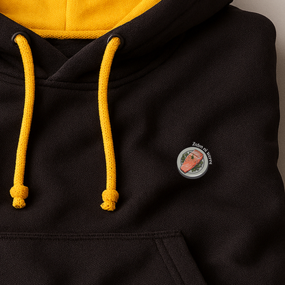 Hoodie unisex - Zalm ni worre