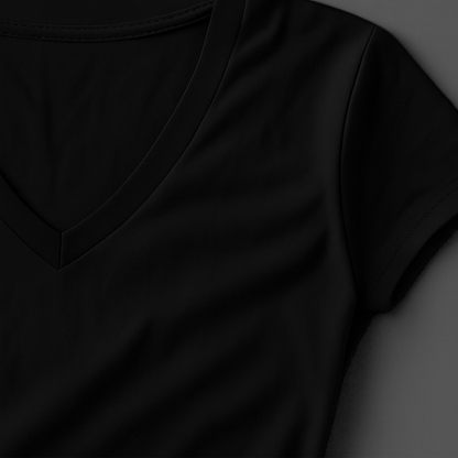 T-shirt dames V-hals - Gepersonaliseerd design
