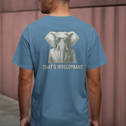 T-shirt heren - That's irrelephant