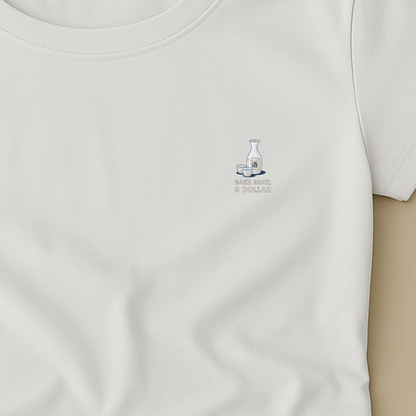 T-shirt dames ronde hals - Sake sake, 5 dollar