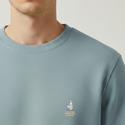 Sweater heren - Everything happens for a Riesling