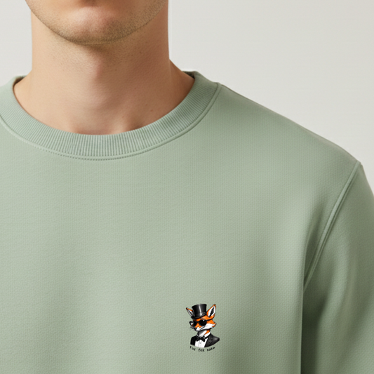 Sweater heren met print / For fox sake