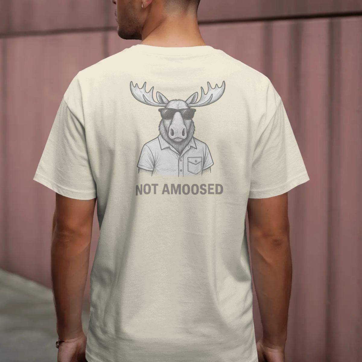 T-shirt heren - Not amoosed