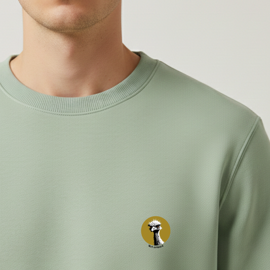 Sweater heren met print / Not emused