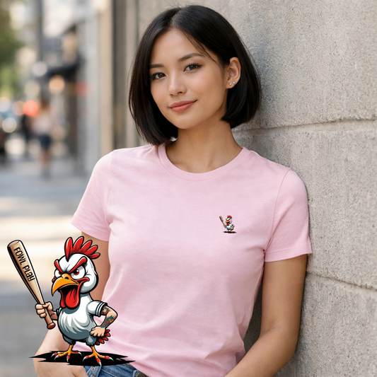 T-shirt dames ronde hals - Fowl play